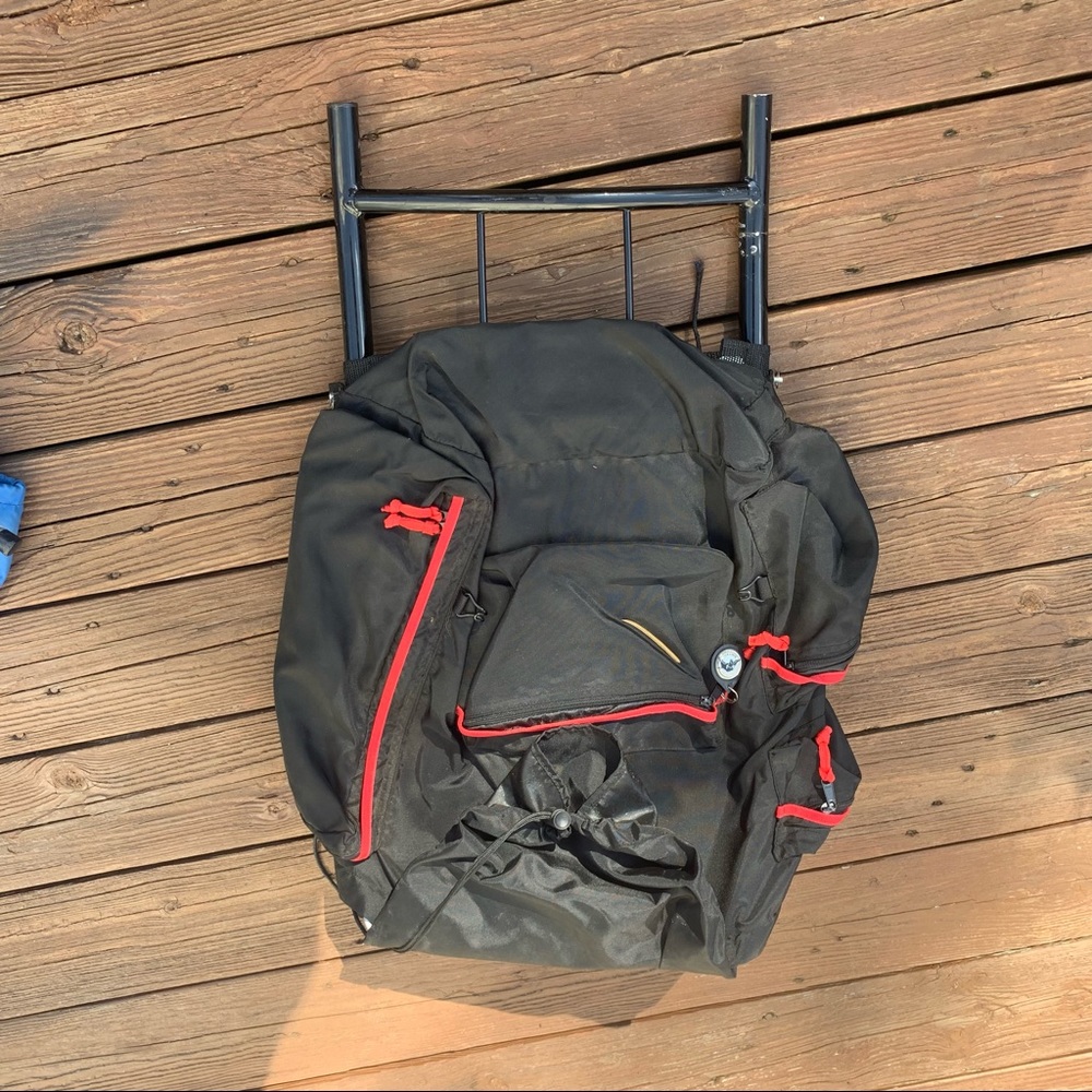 Black Backpacking External Frame Backpack - image 2